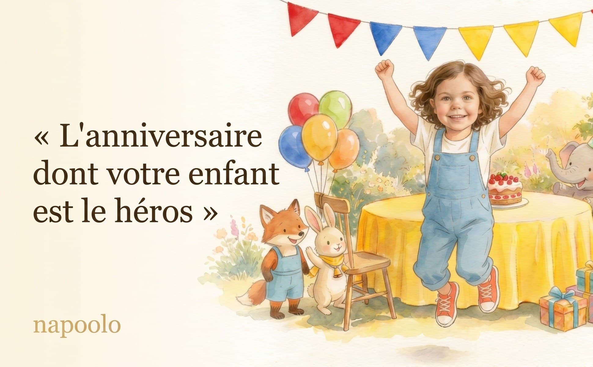 Un anniversaire dont votre enfant devient le héros
