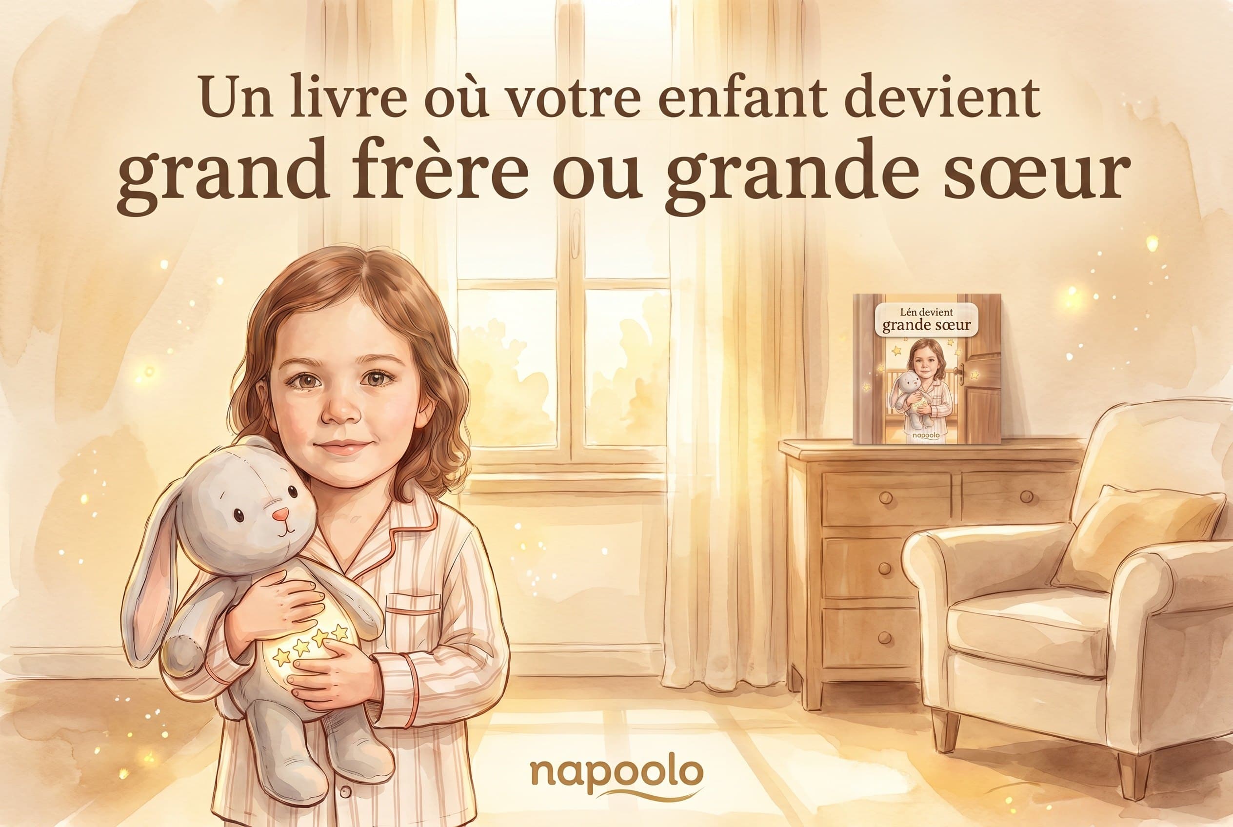 Un livre où votre enfant devient grand frère ou grande sœur