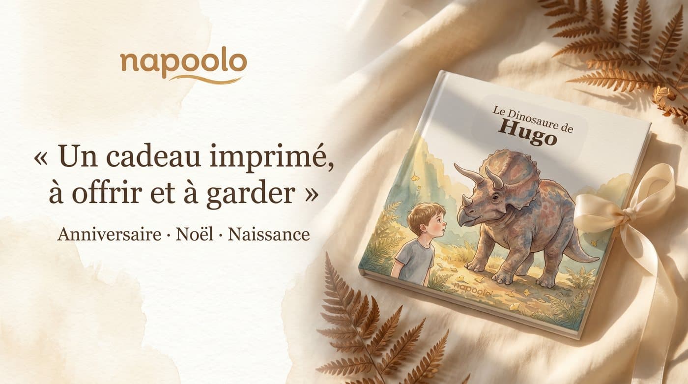 Le livre imprimé devient un cadeau personnalisé à garder